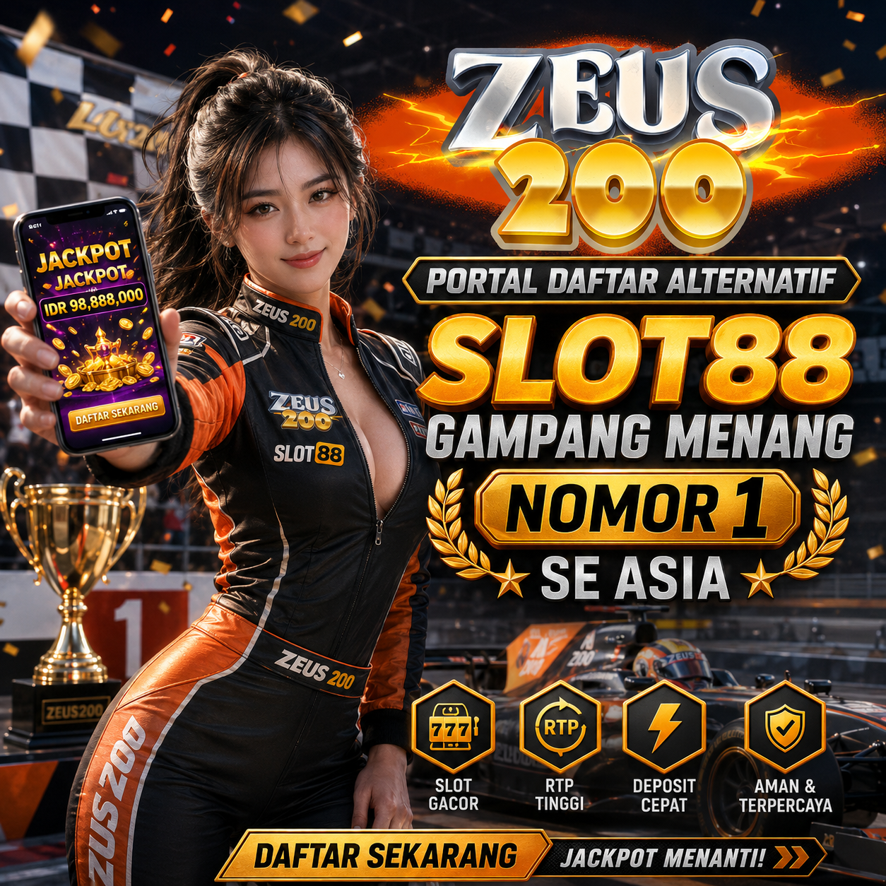 ZEUS200 Portal Daftar Alternatif Slot88 Gampang Menang Nomor 1 Se Asia